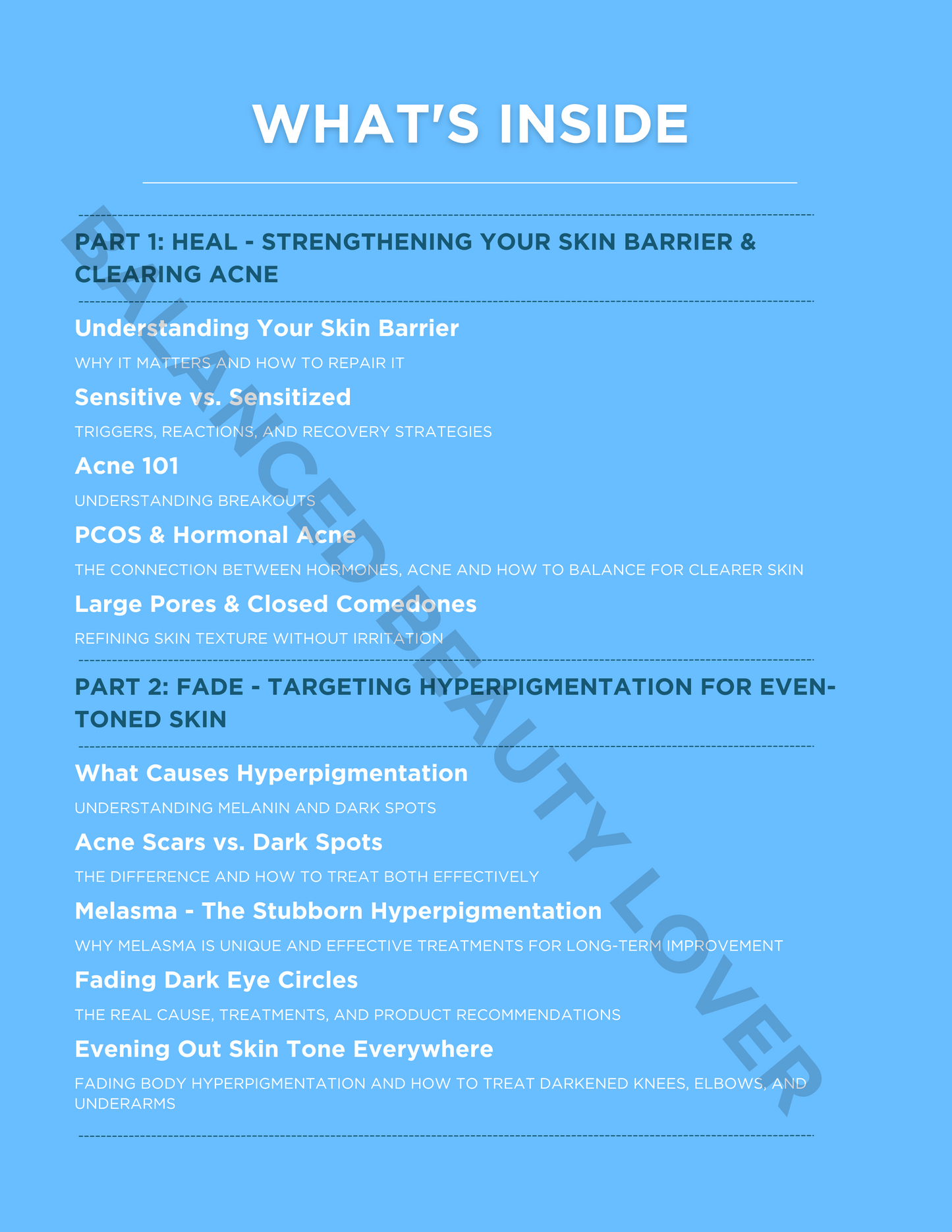 Heal, Fade, Glow Ebook Bundle